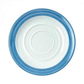 Untertasse, 14cm blau